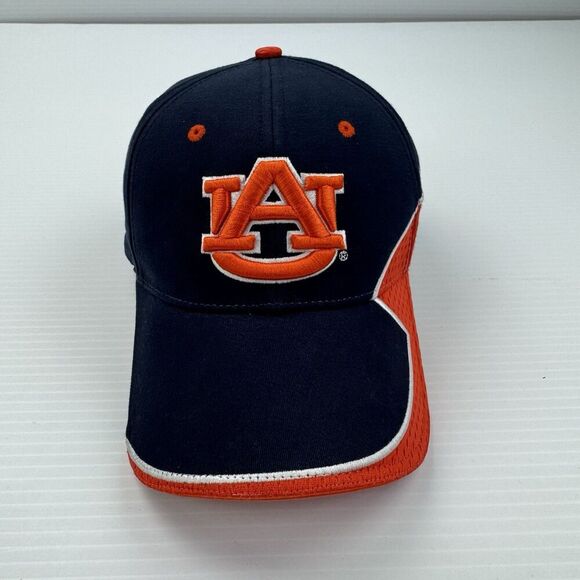 Auburn Tigers Hat The Game AU Logo Adjustable Navy Orange Cap One Size NCAA - Picture 5 of 9